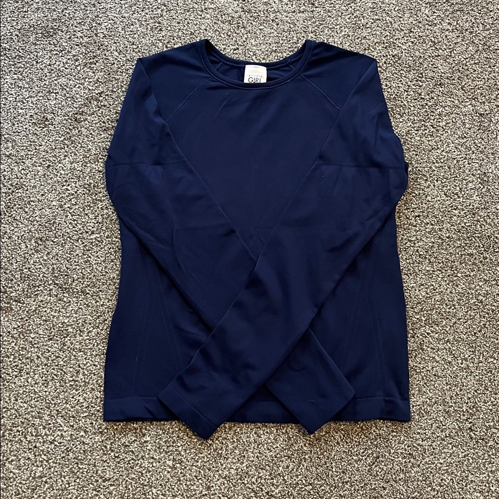 Elegant Navy Blue Girls Top